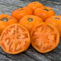 Rare Persimmon Tomato Seeds: Heirloom Beefsteak, Organic Non GMO