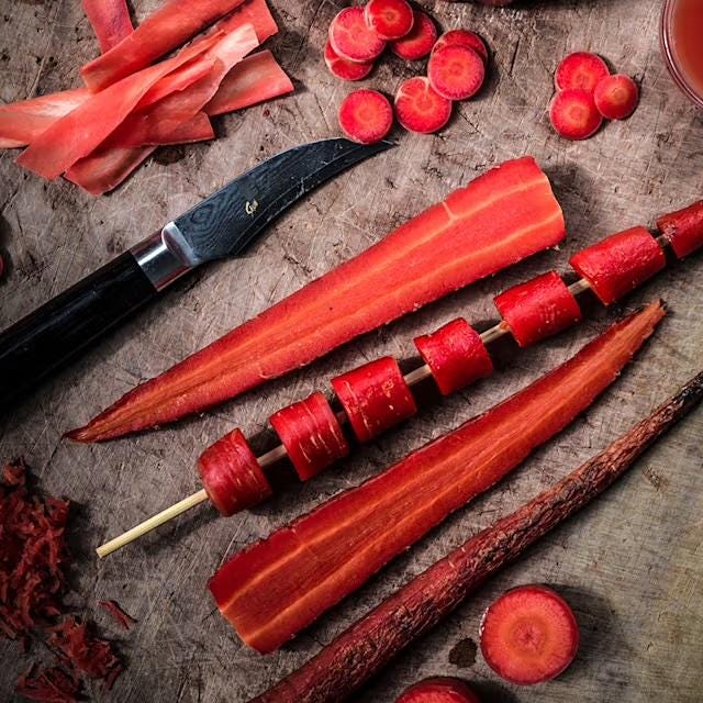 RARE Carrot Seeds, Kyoto Red SUPER SWEET!