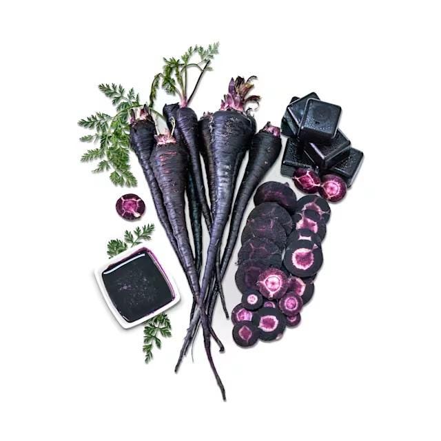Black Purple Carrot Seeds Pusa Asita