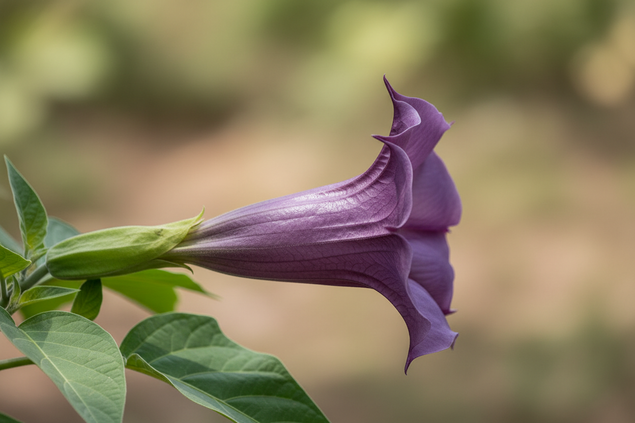 Rare Plant Purple Datura Devils Trumpet Seeds or Seed Pod