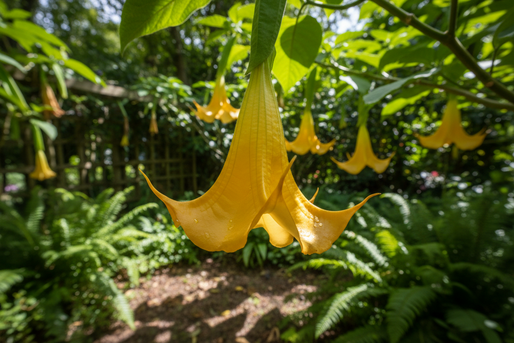 Angels Trumpet Yellow Brugmansia Tree/ Plant / Rooted Cutting
